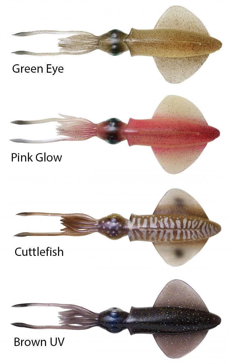 Savage gear Swim Squid 18cm 32g 2 Adet  Suni Yem Brown