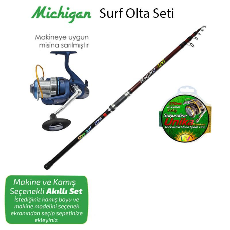 Michigan Aqua Surf Olta Seti, Fiyatı 793,04 TL Özellikleri ve