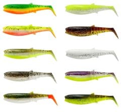 Savage Gear Cannibal Shad 8cm 5gr Suni Yem Green Pearl Yellow
