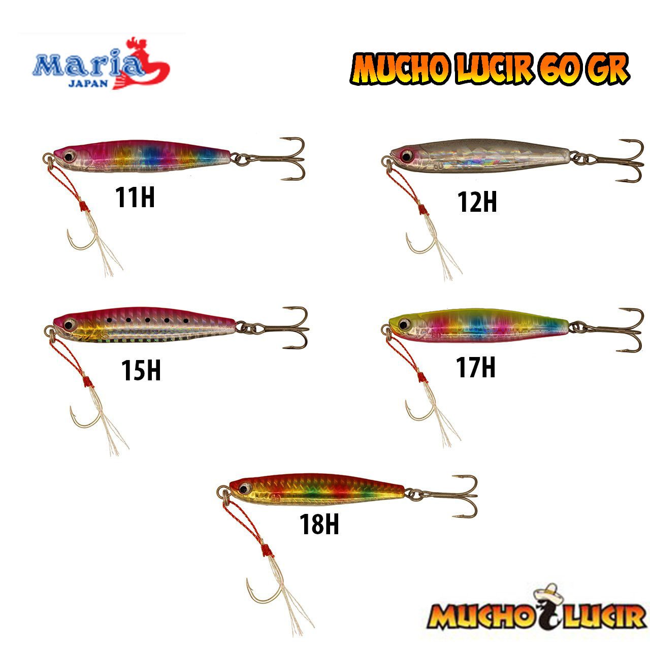 Mucho Lucir Jig 18 gr - 15H
