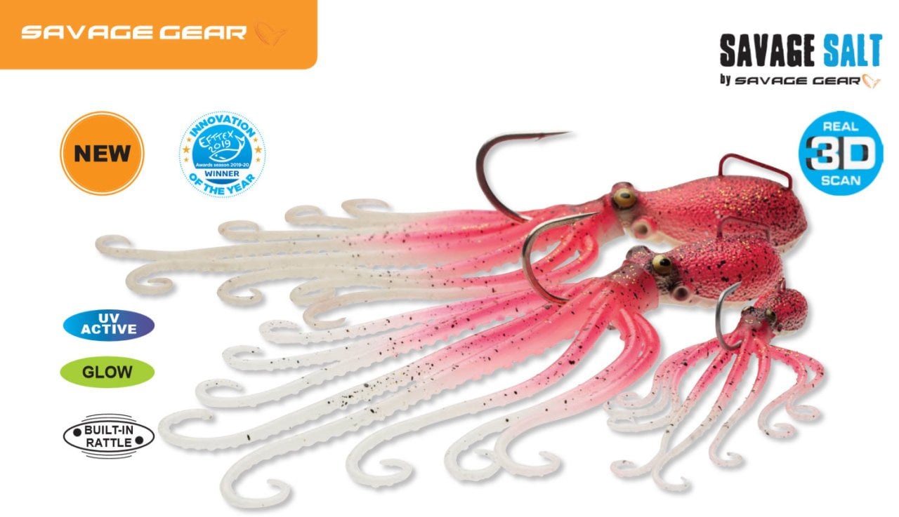 Savage gear Octobus 300g 22cm Suni Yem UV Orange Glow