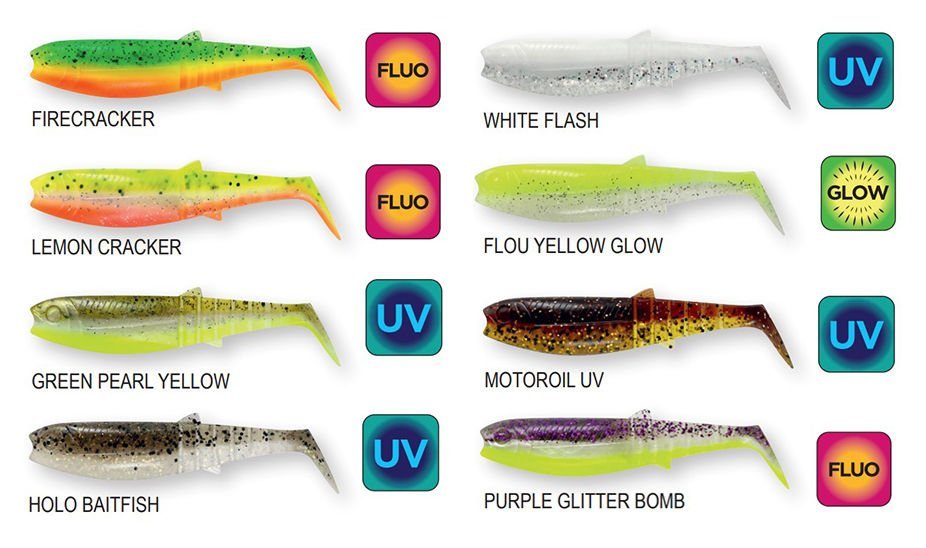 Savage Gear Cannibal Shad 6.8cm 3gr Suni Yem Firecracker