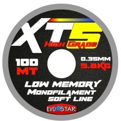 Evostar XT5 Monofilament Misina 100m Şeffaf - 0,16 mm