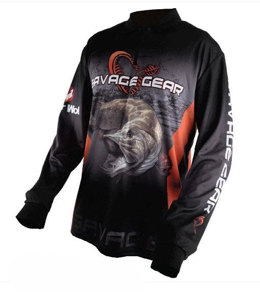 Savage gear Tournament Jersey Pike/Zander/Perch Black M