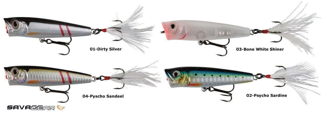 Savage gear Pop Prey 100 18 gr F Suni Yem 01-Dirty Silver