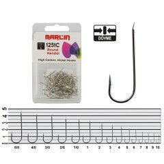Marlin 1251C Nikel Olta İğnesi No:3/0 (100Pcs)