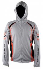 Savage gear SunProtec Zip Hoodie Grey M