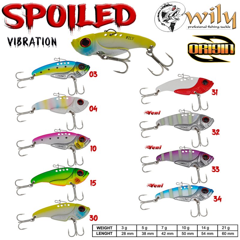 Wily Spoiled Vibrasyon Jig 3 gr 2.8 cm 03, Fiyatı 237,70 TL