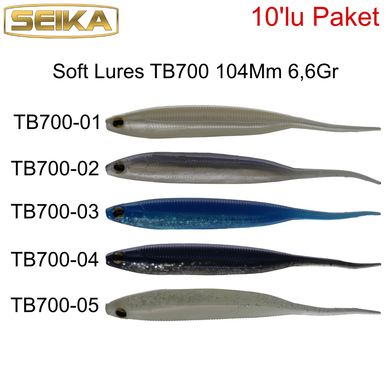 Soft Lures TB700 104Mm 6,6 03