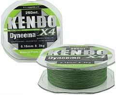 Kendo Dynema 4 Örgü 250Mt (Green) 0,40 mm