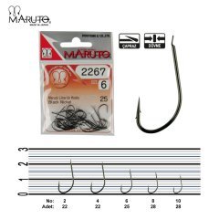 Maruto 2267 Black Nikel Olta İğnesi No:2 (22Pcs)