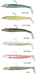 Savage gear Sandeel 16 cm 42 gr 2+1 Adet Lemon Back