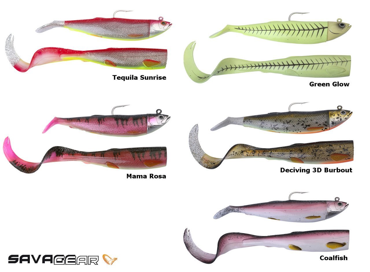 Savage gear Cutbait Herring Kit 20cm 270g Suni Yem Mama Rosa (Glow+UV)