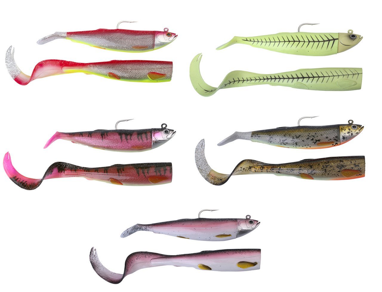Savage gear Cutbait Herring Kit 20cm 270g Suni Yem Mama Rosa (Glow+UV)