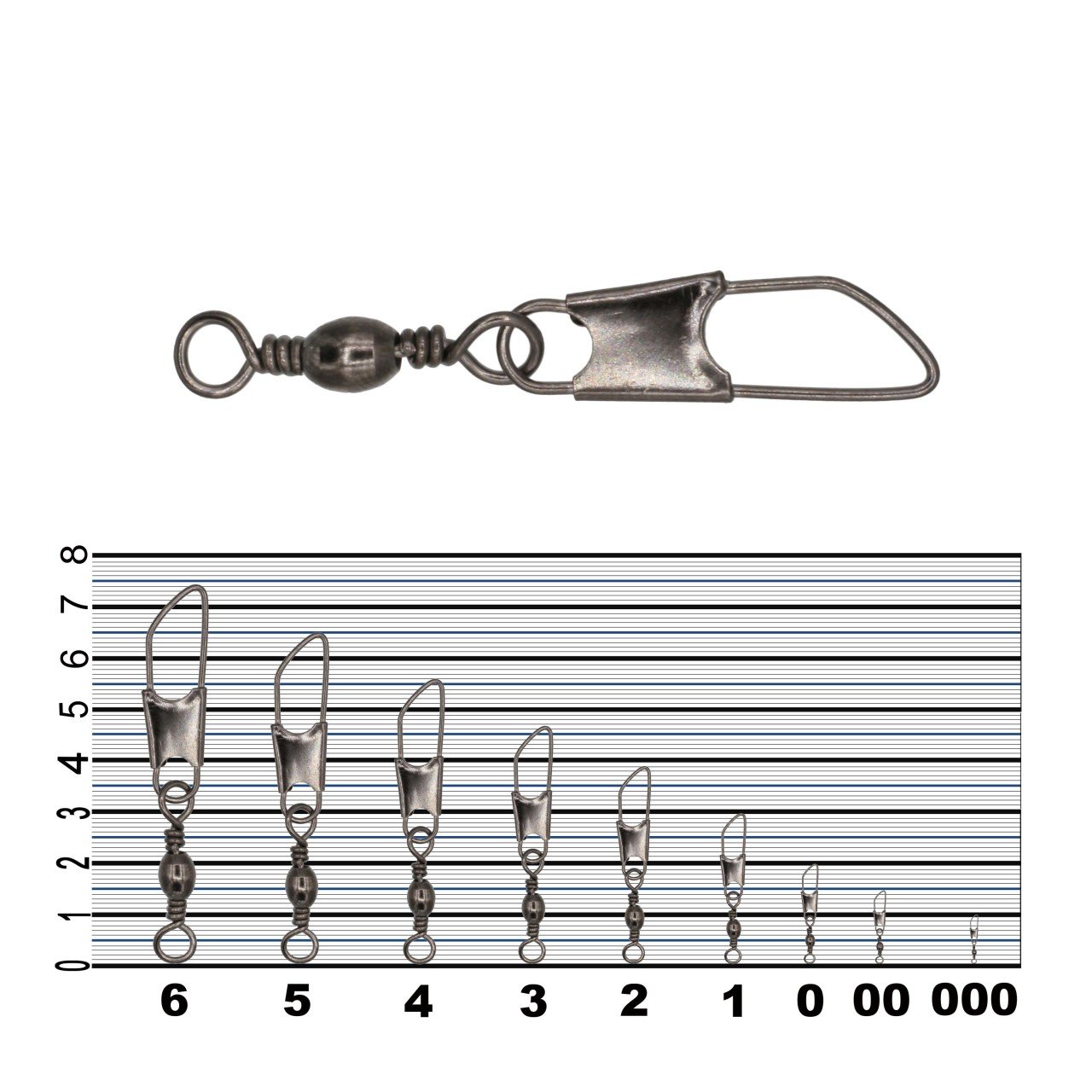 Klipsli Fırdöndü Siyah Nikel 00