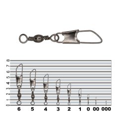 Klipsli Fırdöndü Siyah Nikel 1