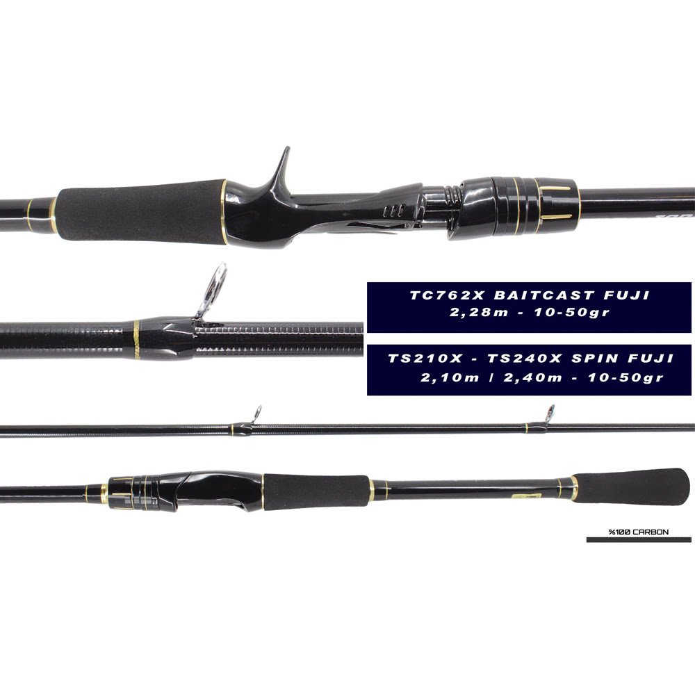Jeking Spin Fuji 2.40m 10-50gr 2P Olta Kamışı