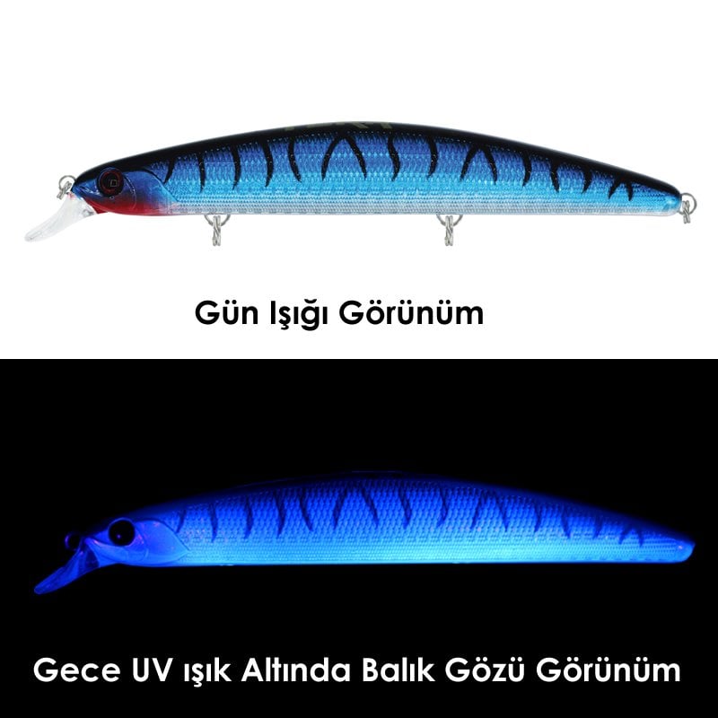 TORA Minnow 125F Maket Balık 12.5cm 20g Suni Yem 20gr-12,5cm - Mavi-Siyah-04