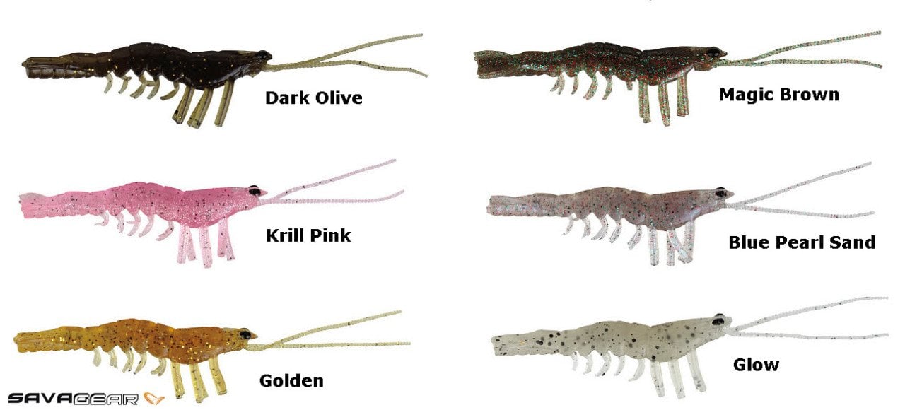 Savage gear LB Manic Shrimp 5 cm 6 Adet Suni Yem