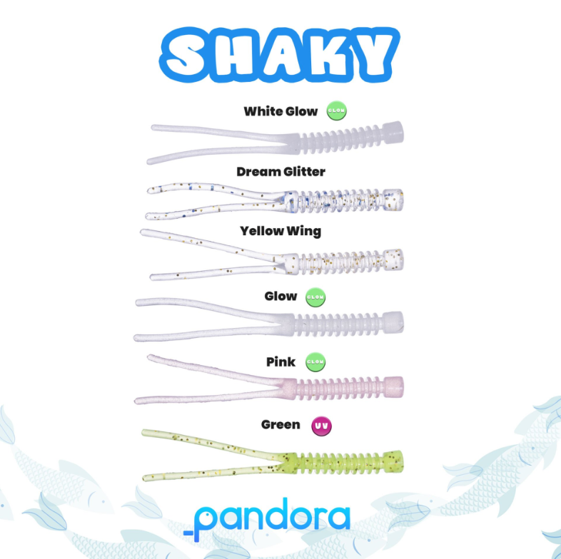 Pandora SHAKY WORM slikon LRF yem