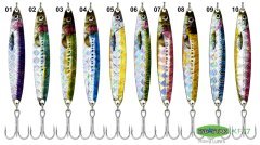 Evostar XF17 Çinekop Lüfer Palamut Kaşığı Süper Kaşık (2 Adet) 3gr-10,5cm - Sarı-Nikel 03