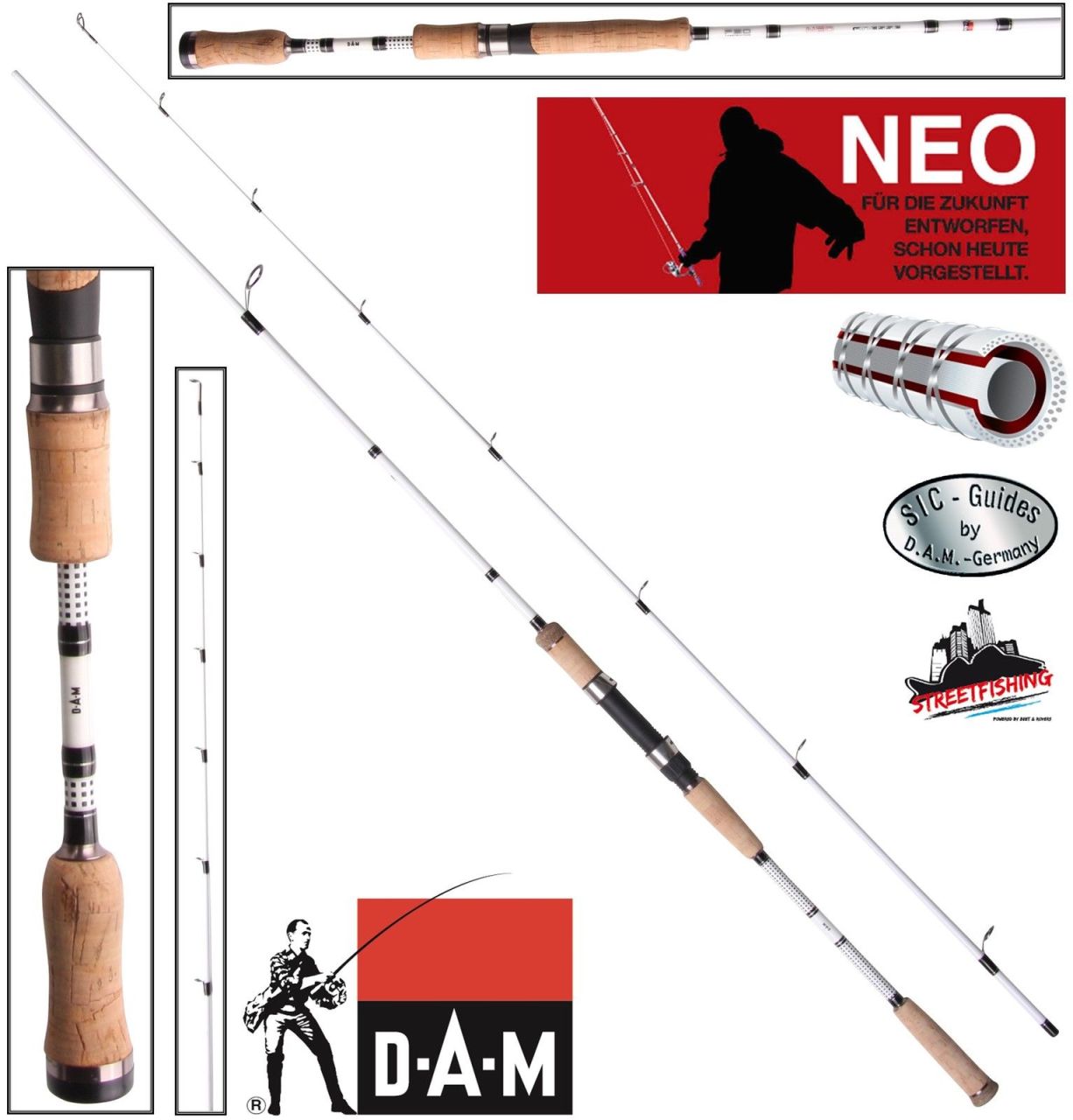 D.A.M Neo Spinning 240cm 10-30gr Spin Kamışı