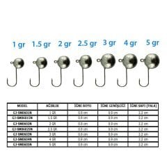 Jaxon Sumato Lrf Jighead 6 - 2Gr