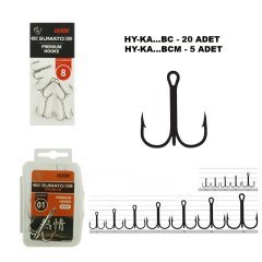 Jaxon Sumato 3Lü Çarpma İğnesi No: 10 Bc