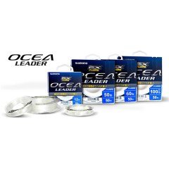 Shimano Ocea Leader EX Fluoro Fluorocarbon (Görünmez) Misina Şeffaf - 50lb