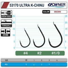 Owner 53170 Ultra K. Chinu Brown İğne