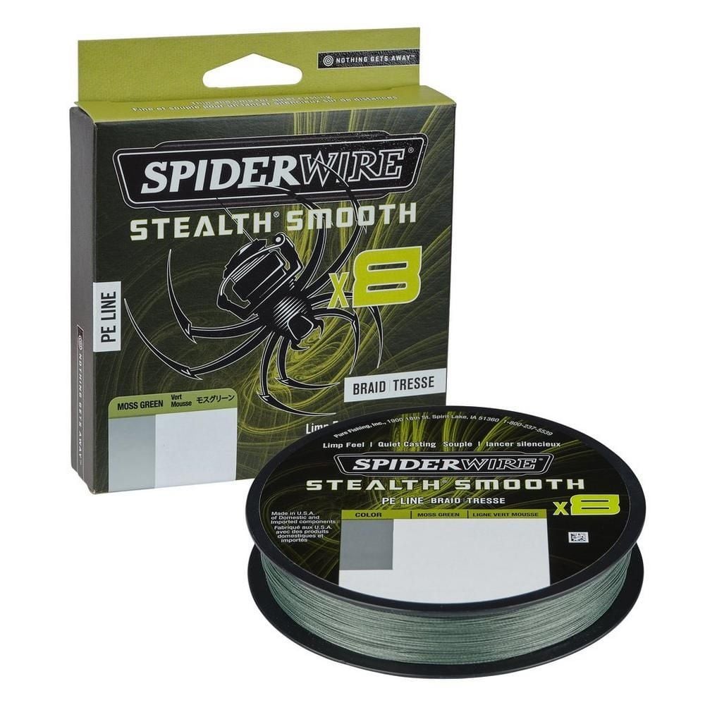 SpiderWire Stealth Smooth x8 Pe Braid 150m Moss Green Örgü İp 0.09mm