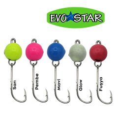 Evostar Babe Glow Jig Head Fuşya - 4.5gr